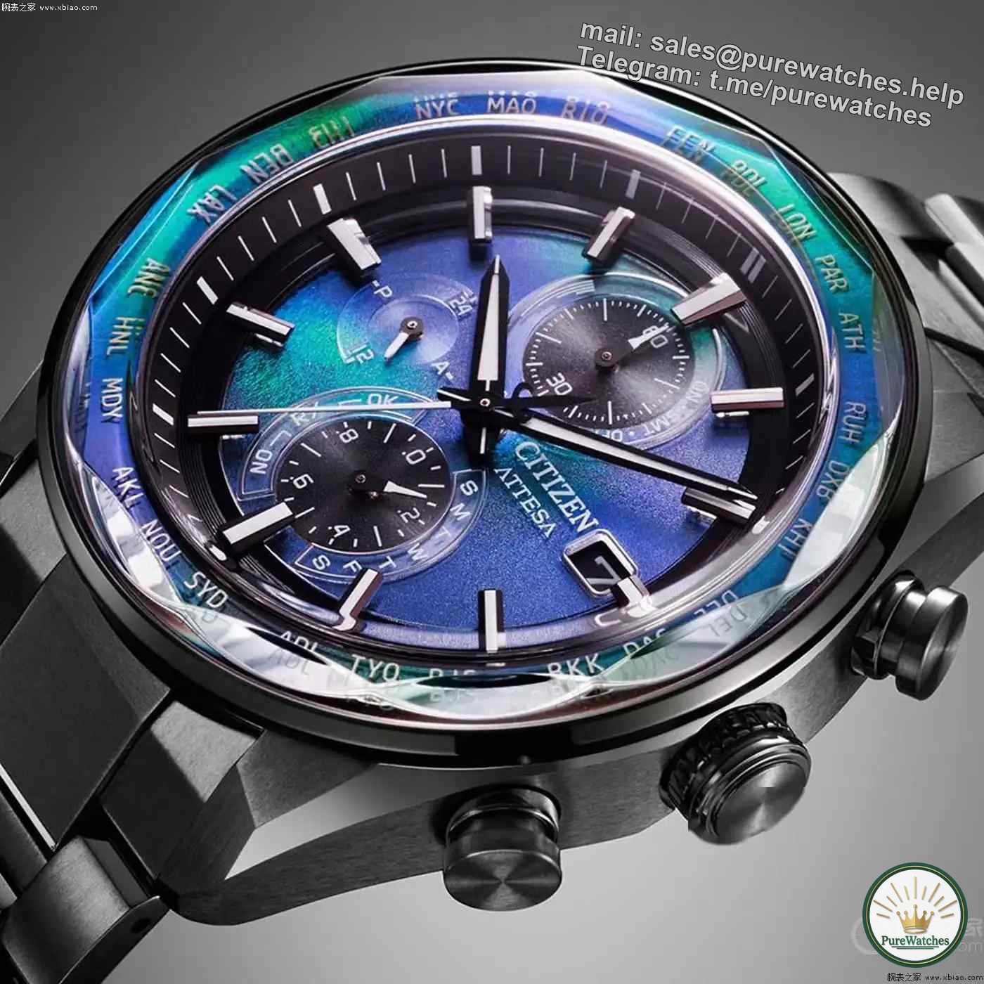 Citizen ATTESA Sapphire Limited Edition is launched! A collection of 1,800 pieces, the changing light and shadow are as beautiful as the universe!