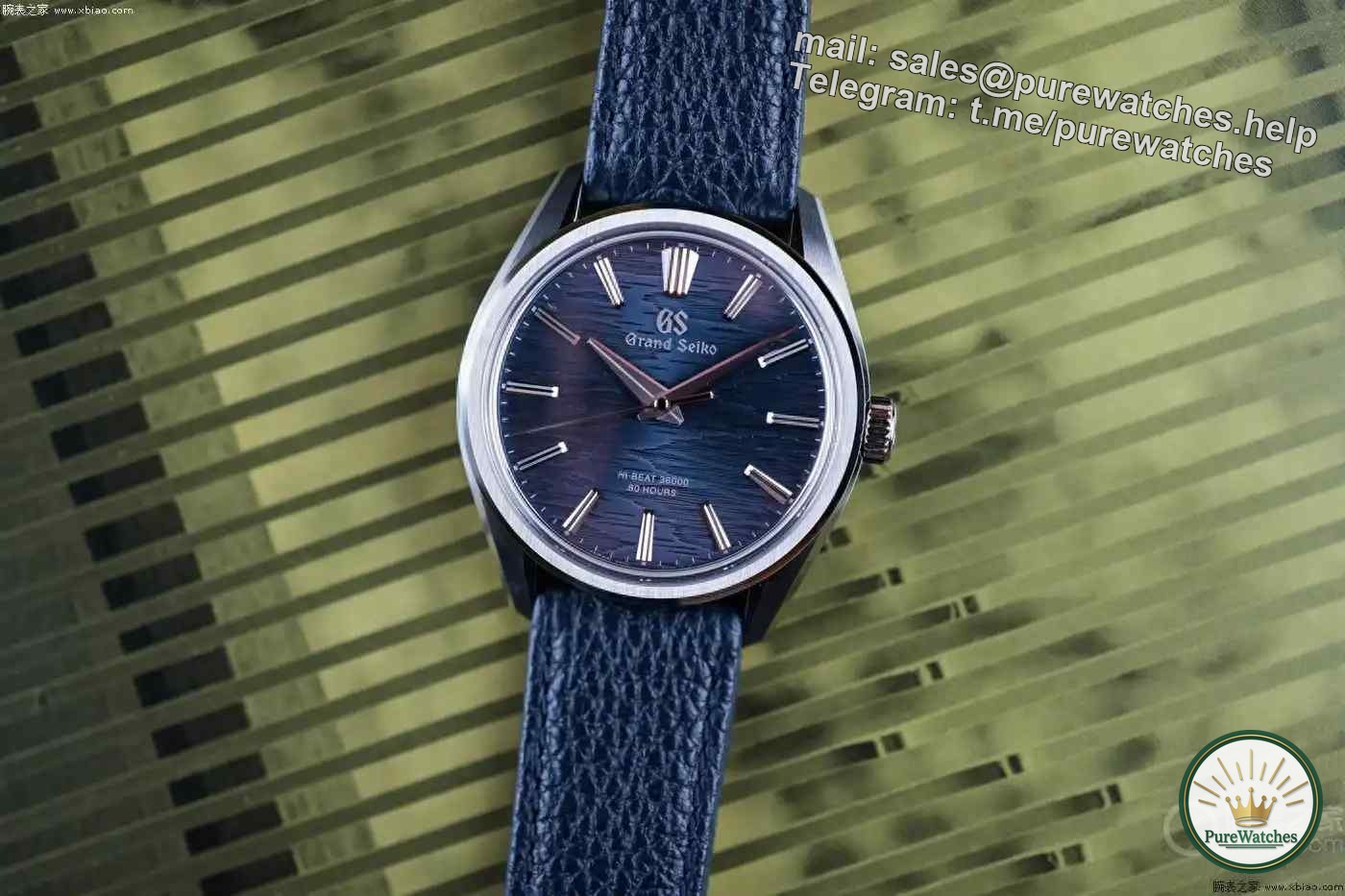 The same model from the Geneva Watch Fair! The Crown Blue Lion Evolution 9 blue dial is on sale in limited edition, and the moonlight texture is breathtakingly beautiful!