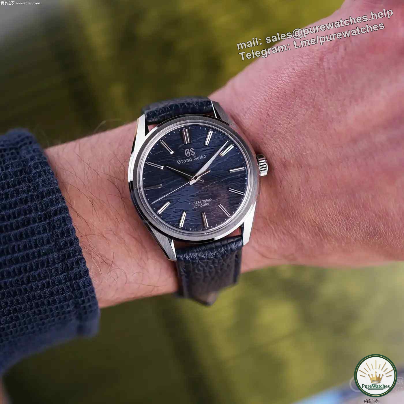 The same model from the Geneva Watch Fair! The Crown Blue Lion Evolution 9 blue dial is on sale in limited edition, and the moonlight texture is breathtakingly beautiful!