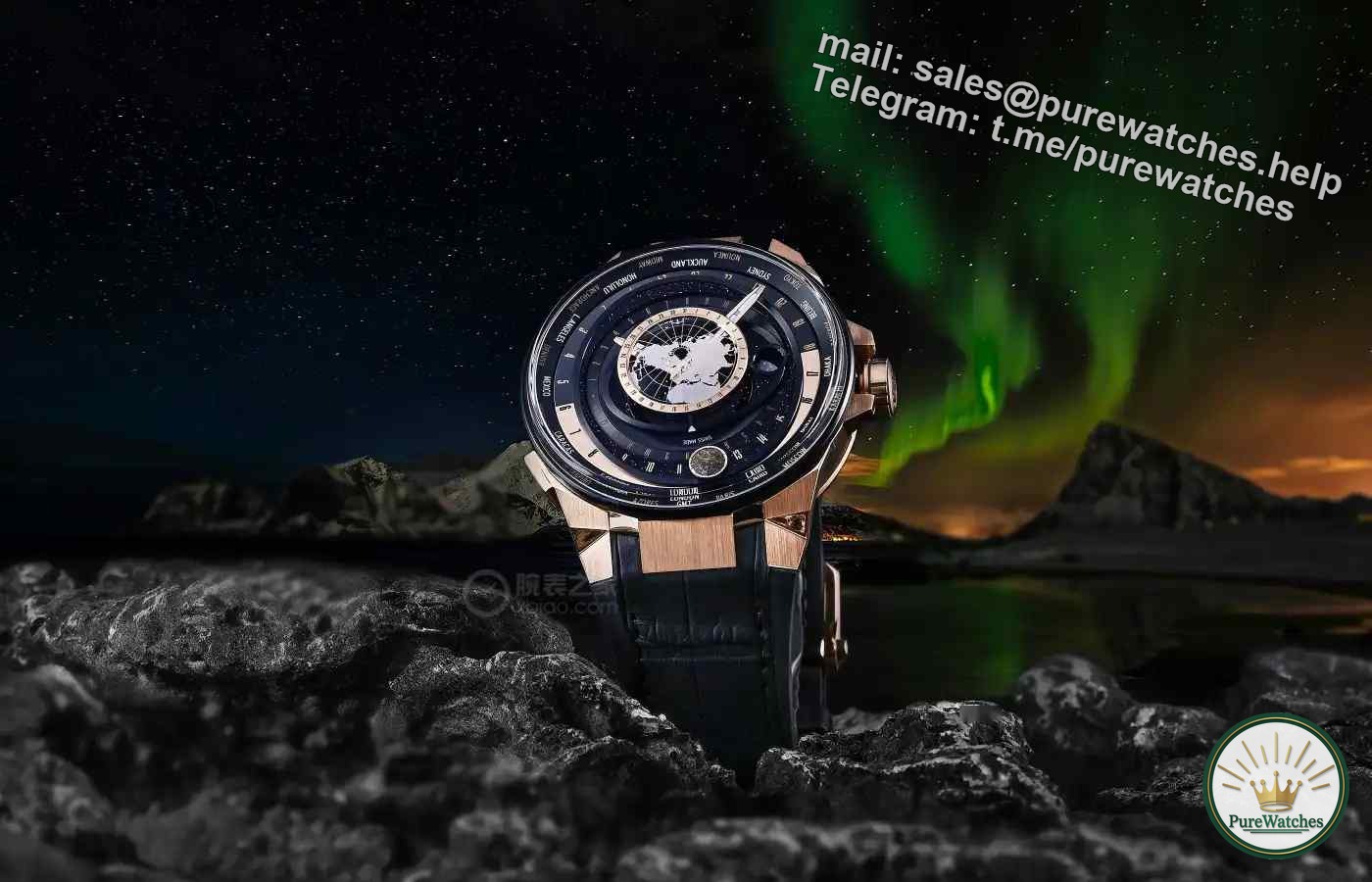 The Ulysse Nardin Blast Moon Rhapsody in rose gold is limited to 20 pieces! 727,000 collection astronomical watch, accurate moon phase + world time!