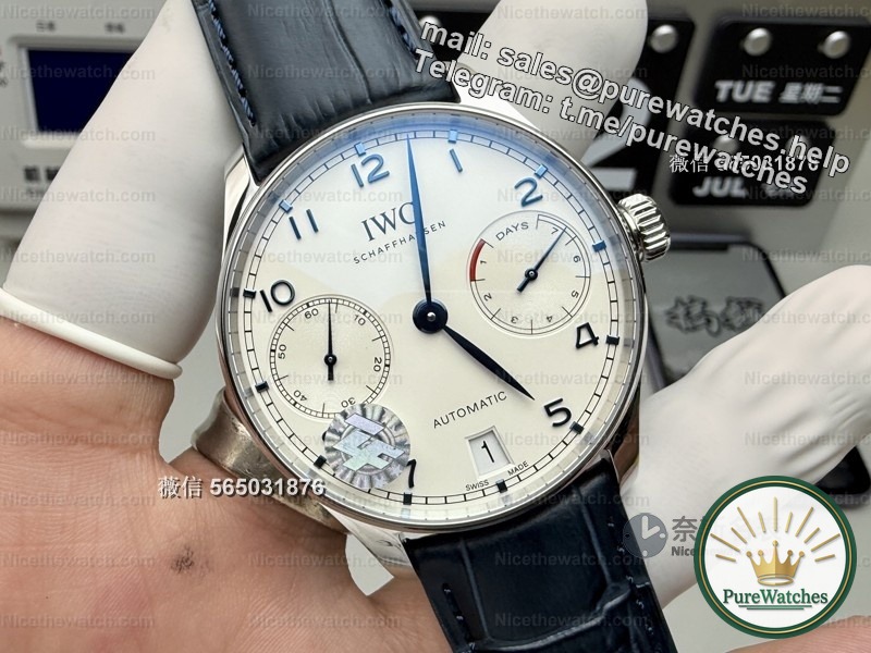 [I decided to repurchase it after actually wearing it for 30 days] ZF factory IWC Portuguese seven white-faced blue needles, what does the “ceiling” in the replica watch industry look like?