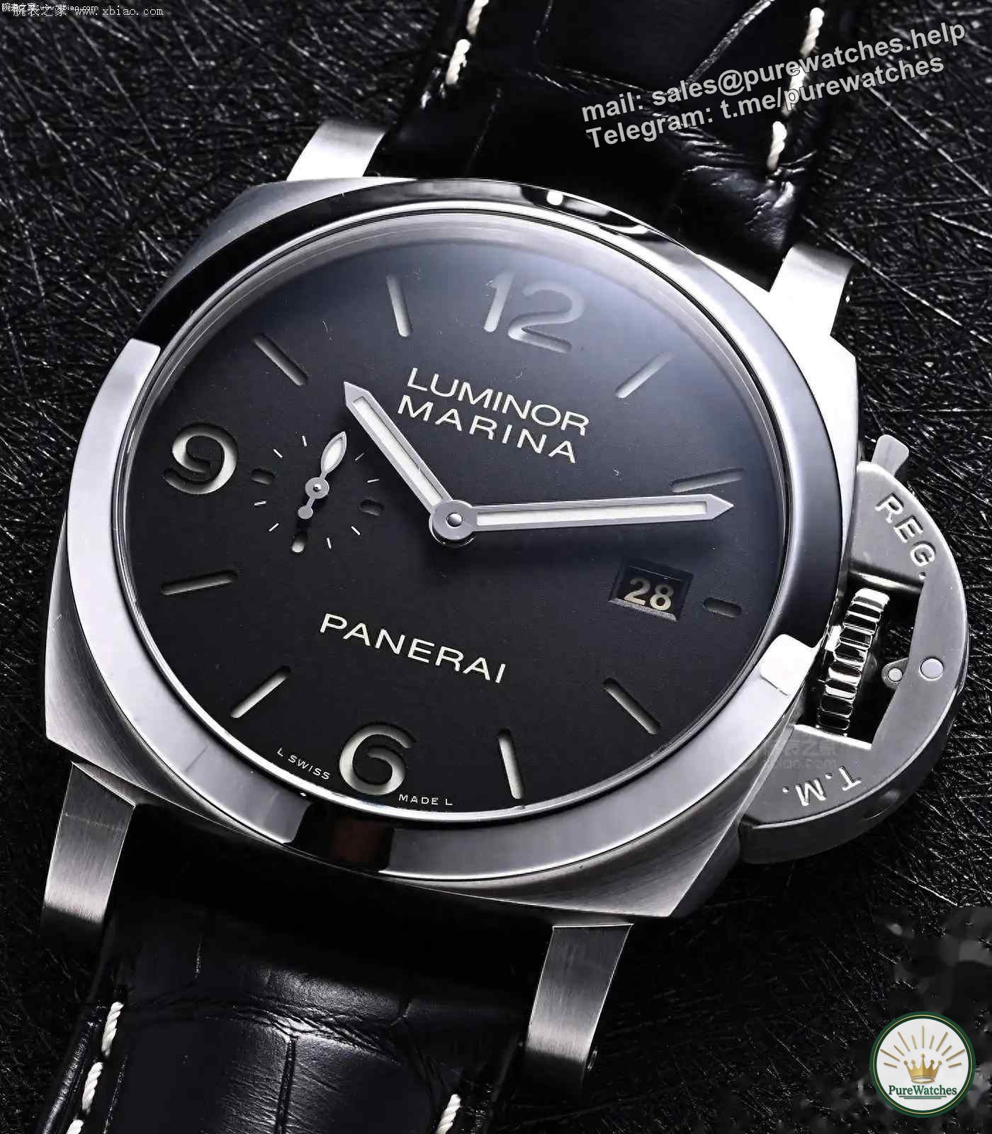 Good news for small wrists! Panerai 40mm Lumino is finally here, 12mm thickness + classic bridge protection is so good!