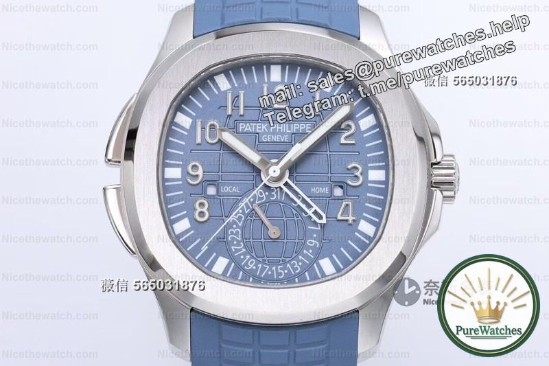 The most explosive replica watch of 2025 is here! ZF factory Patek Philippe 5164A-001 depth measurement: dual time + shark fin adjustment, young people’s first “little Nautilus”!
