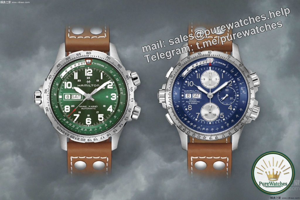 Soar on your wrist and conquer every degree of yaw – the new two-color version of the Hamilton Khaki Aviation Series “Beyond the Wind” is now available!