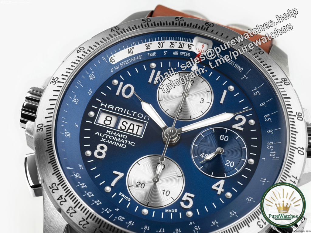 Soar on your wrist and conquer every degree of yaw – the new two-color version of the Hamilton Khaki Aviation Series “Beyond the Wind” is now available!