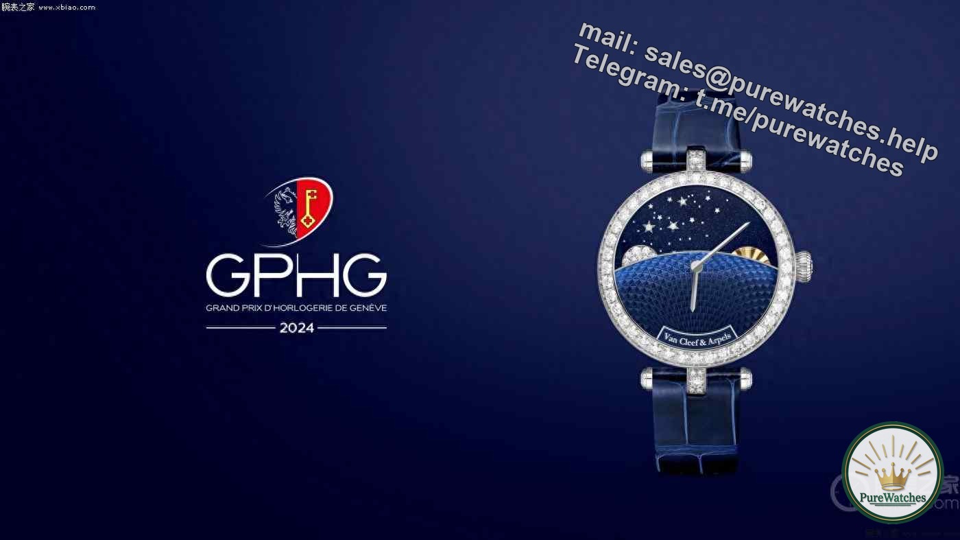 GPHG Award Certified! Van Cleef & Arpels’ “Day and Night” diamond-encrusted starry sky disk will spin in circles, and even time will gently stop for you when you wear it!