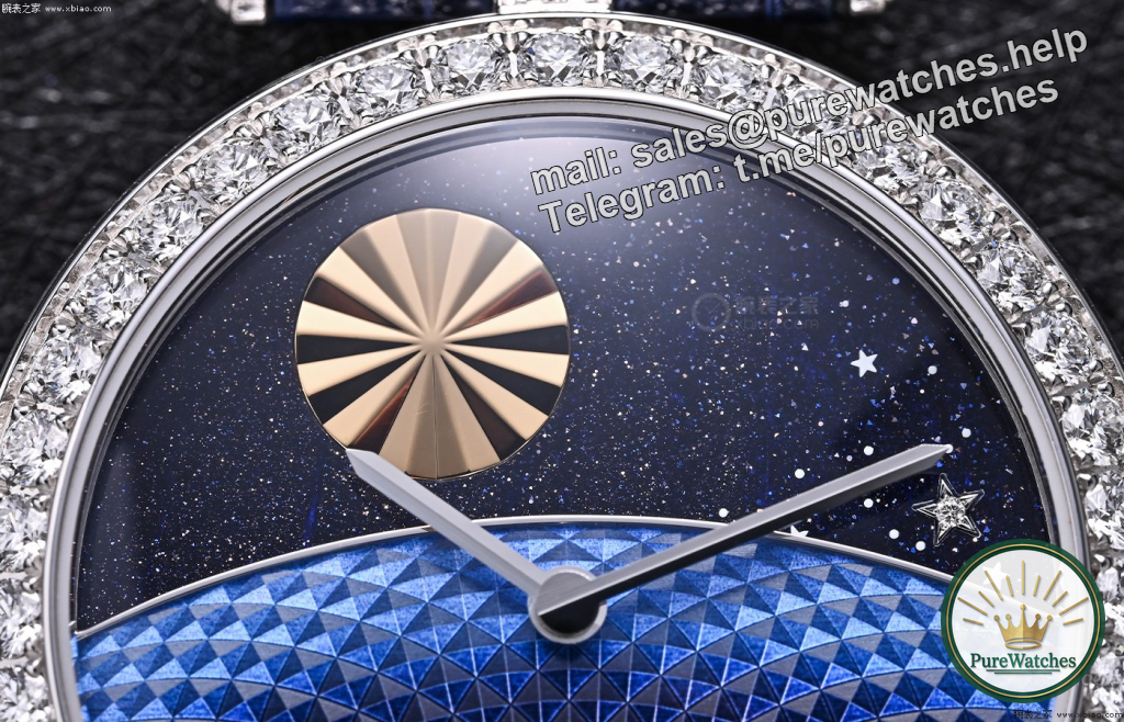 GPHG Award Certified! Van Cleef & Arpels’ “Day and Night” diamond-encrusted starry sky disk will spin in circles, and even time will gently stop for you when you wear it!