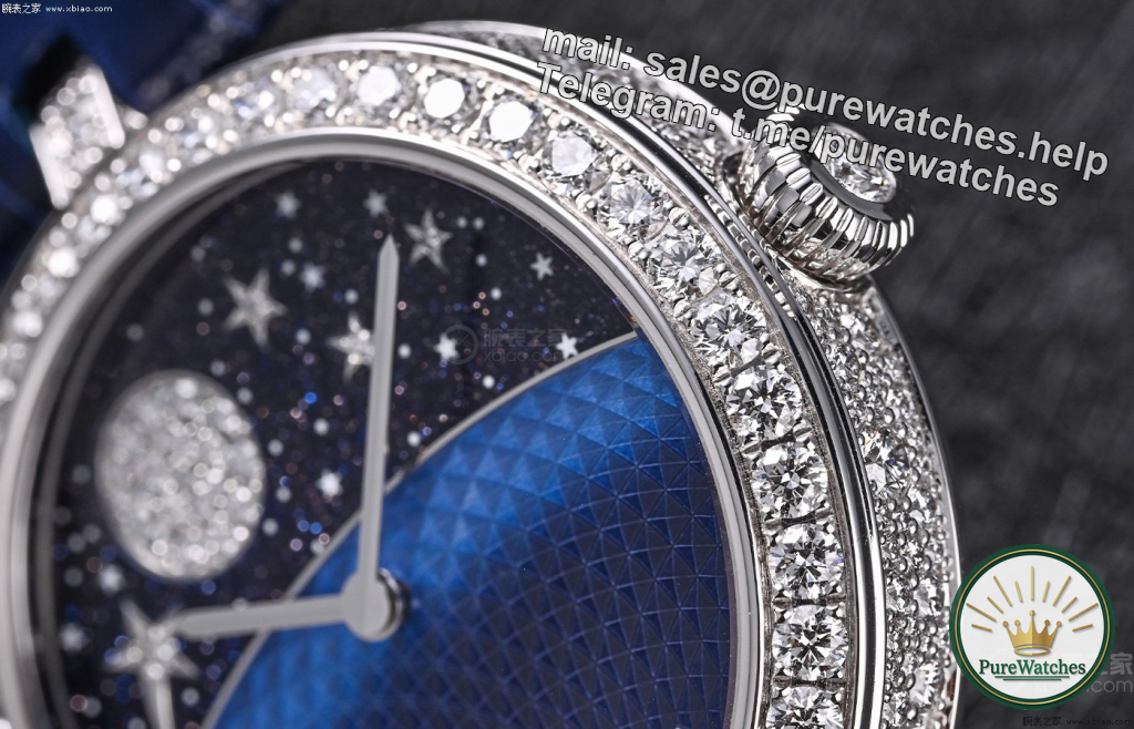 GPHG Award Certified! Van Cleef & Arpels’ “Day and Night” diamond-encrusted starry sky disk will spin in circles, and even time will gently stop for you when you wear it!