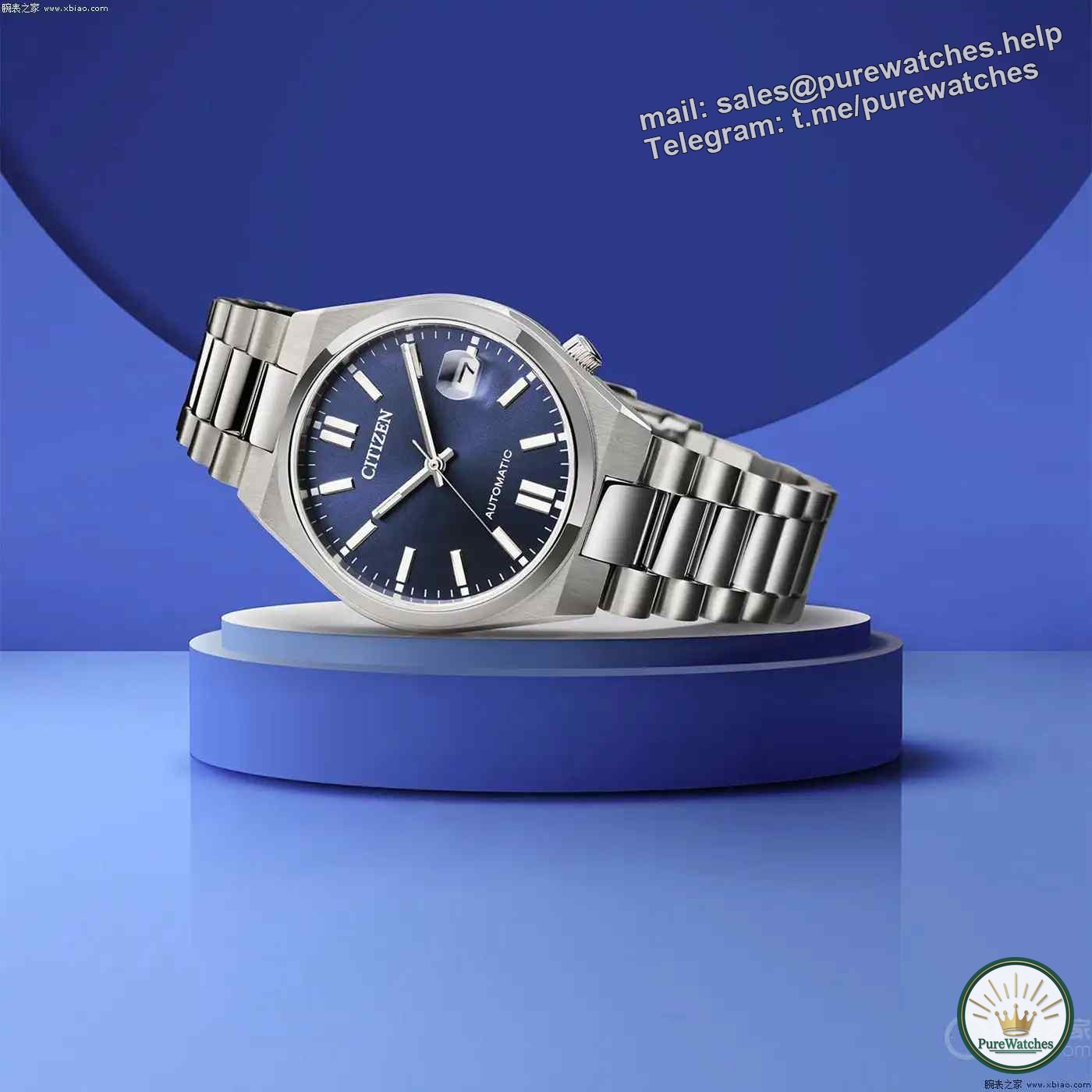 Citizen Tsuyosa new products are coming! 37mm dark blue and purple plate retro watch, 2,500 yuan, the best price in the same class