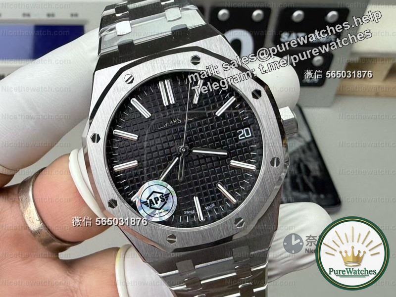 2025 replica watch king explodes! The actual measured travel time of the APS factory Audemars Piguet 15510 is +3 seconds, and the details are so realistic that even the counter lady can’t tell them apart!