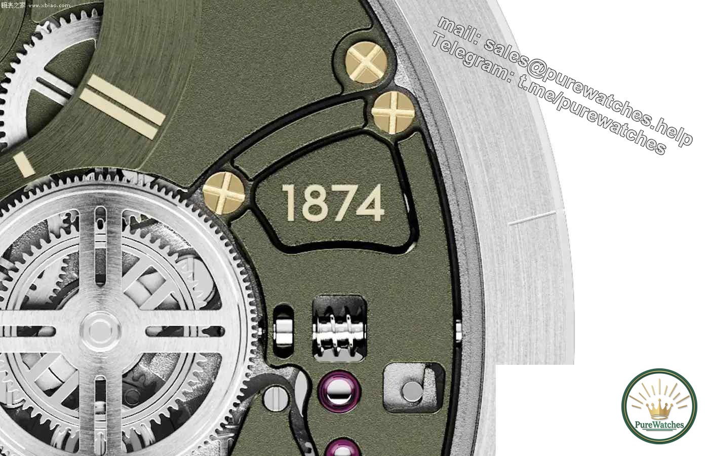 Piaget’s 2mm ultra-thin tourbillon upgrade! The gold khaki green color scheme is luxurious and eye-catching, customized to create exclusive legends