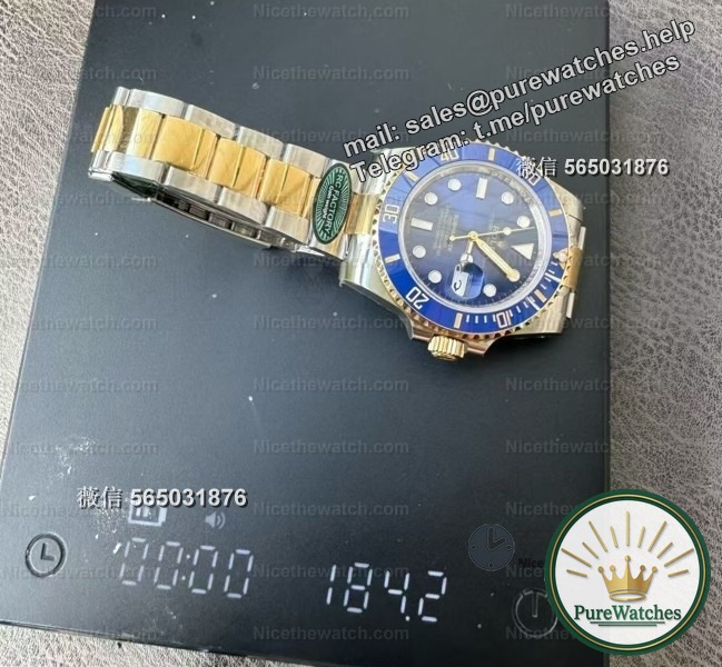 [Counterweighted Ceiling] Actual measurement of RC Factory Gold, Black and Blue Water Ghost 3135: 185 grams of real and original feel, the details are full of details with closed eyes!