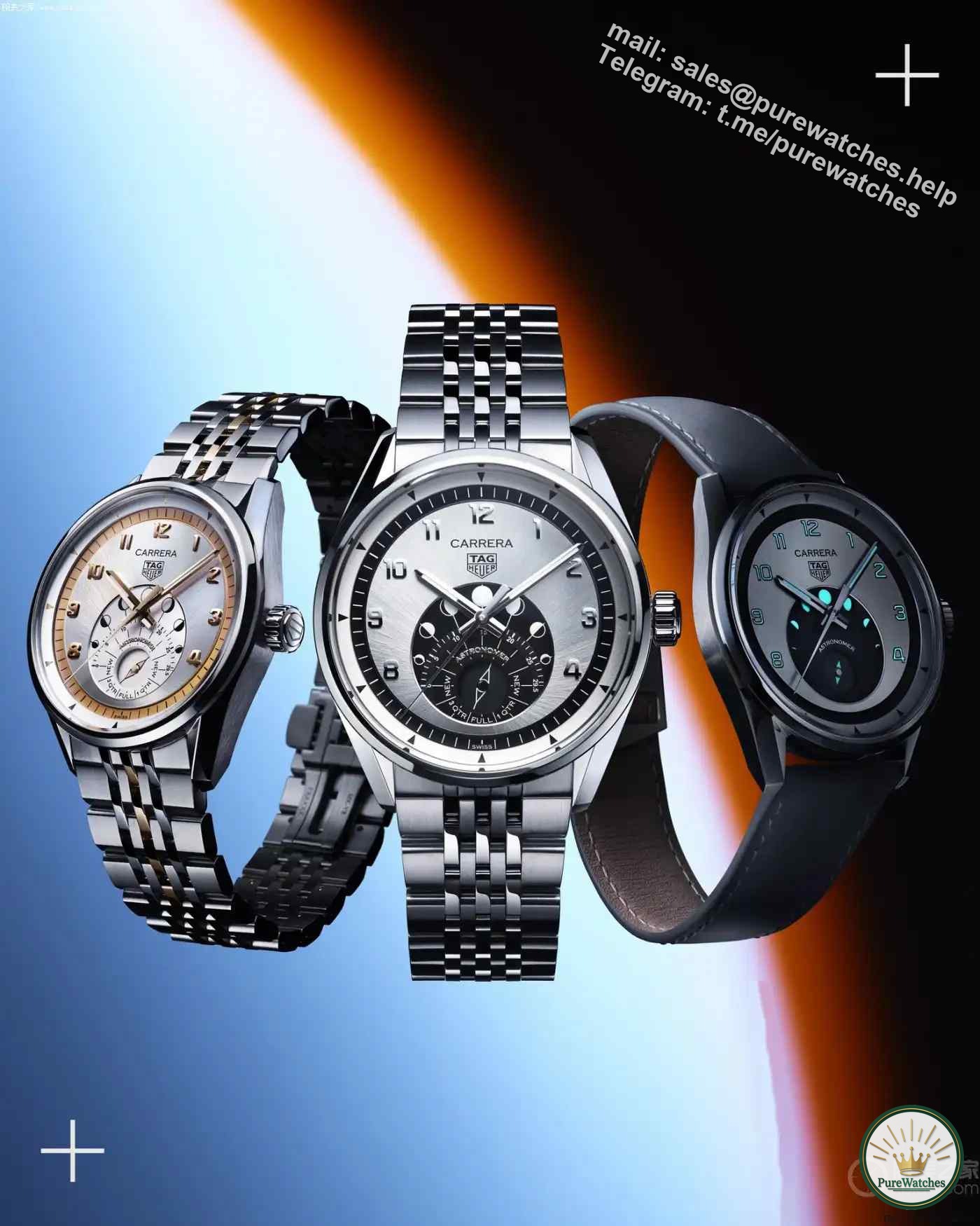 Break the perception! TAG Heuer Carrera moon phase watch makes stunning debut, priced at 30,000 to unlock the rhythm of the universe!
