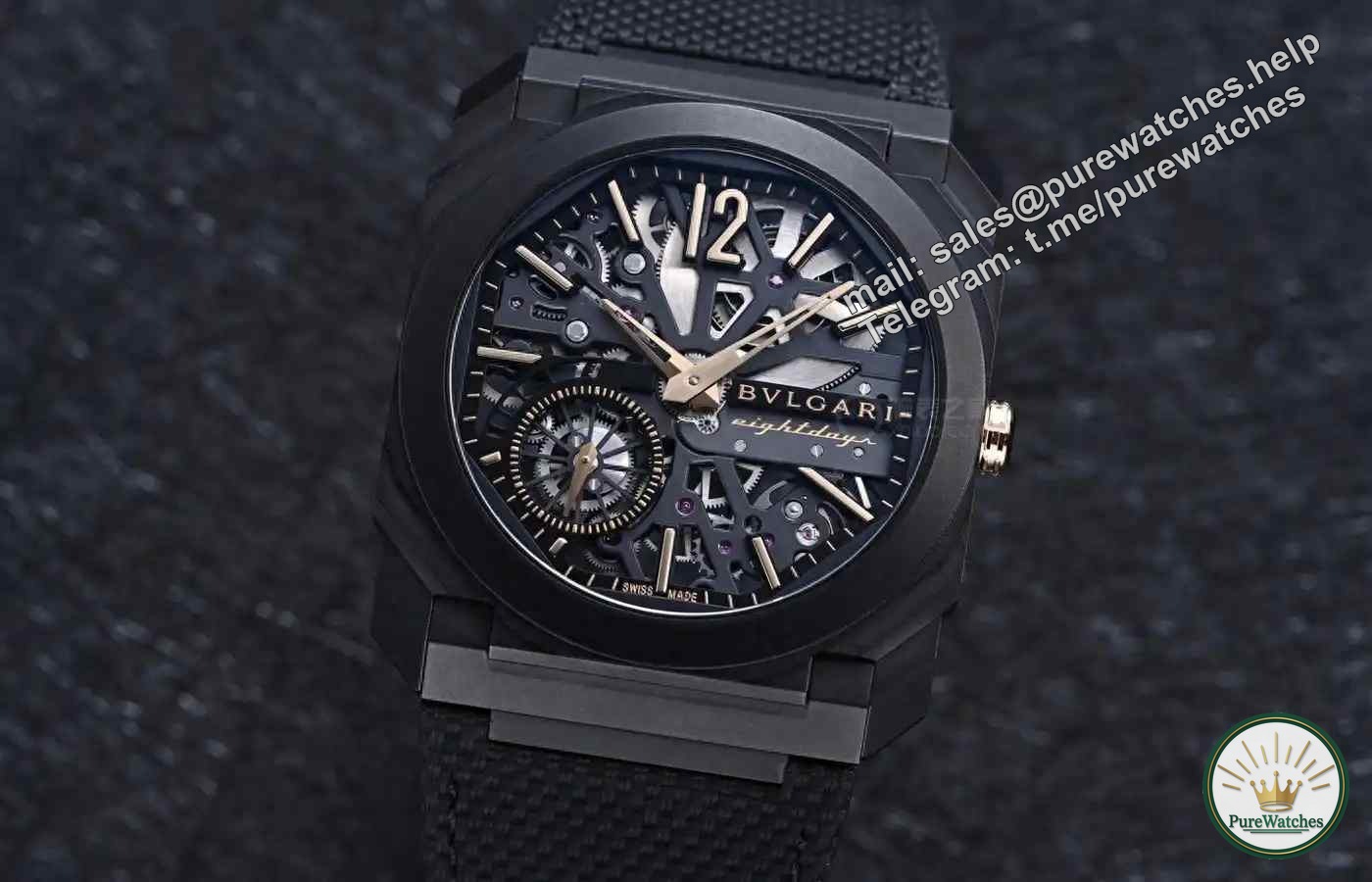 Thinner than the movement! Bvlgari’s black gold skeleton watch makes a shocking debut, with an 8-day battery life that subverts perceptions