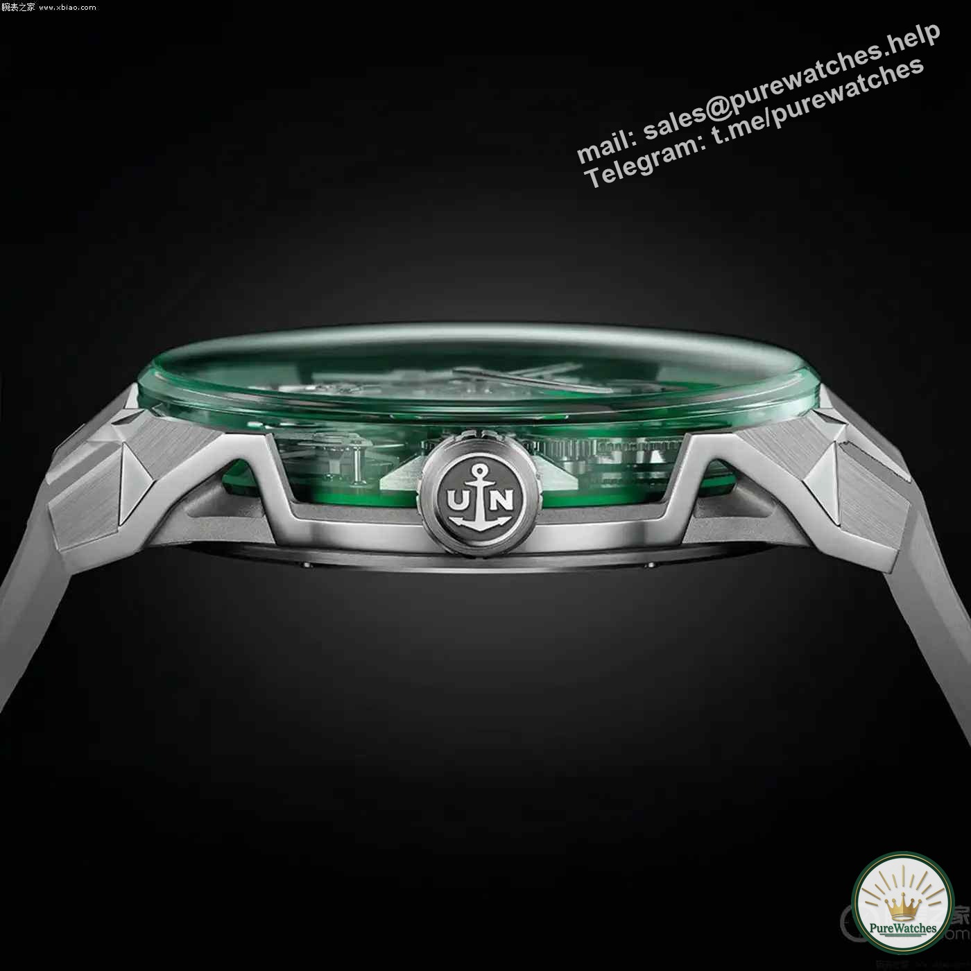A subversive work of mechanical art! Ulysse Nardin Blast silicon green version revealed: silicon escapement + suspended tourbillon