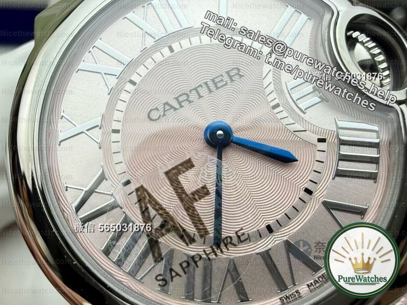 Actual test of AF Factory Cartier Pink Balloon 33mm: Gentle pink plate + sapphire mirror, the girl’s heart will fall directly!