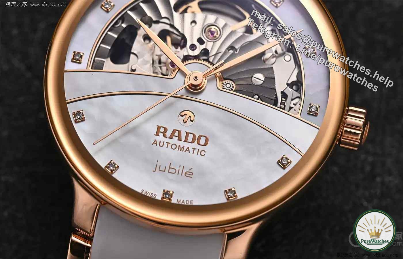 30,000 budget is a must! Radar Crystal Semi-Skeleton Women’s Watch: Mechanical core hides tenderness, elegant dialogue between mother-of-pearl and diamonds