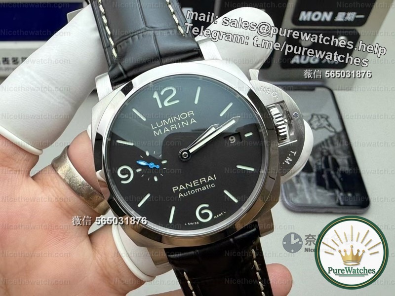 VS factory Panerai 312 replica actual test: Can the P9000 movement really quickly adjust the calendar?
