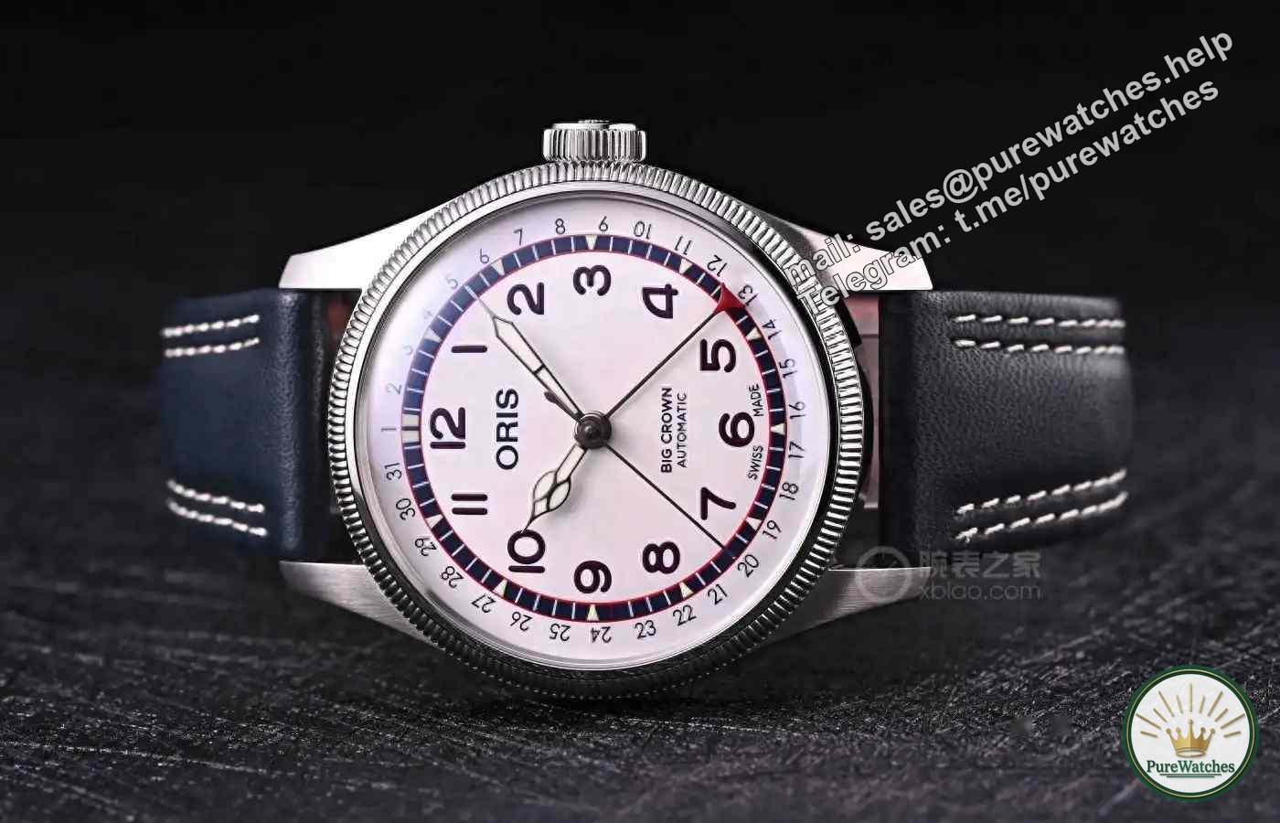The same style as the pilot! Oris big crown watch is available for 17,800 yuan, a limited edition collection to commemorate Hank Aaron!