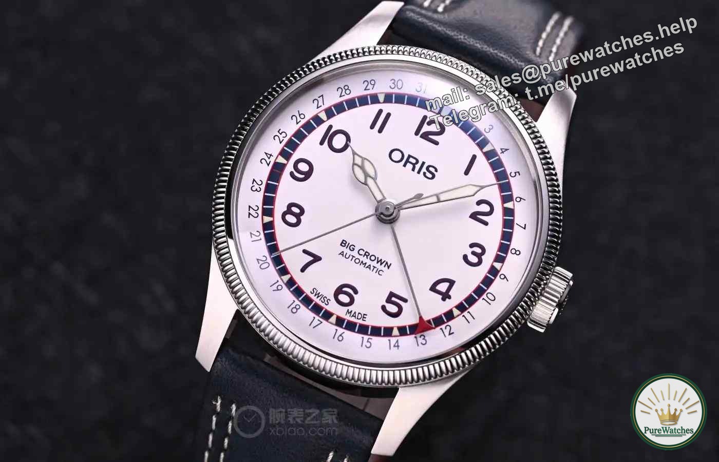 The same style as the pilot! Oris big crown watch is available for 17,800 yuan, a limited edition collection to commemorate Hank Aaron!