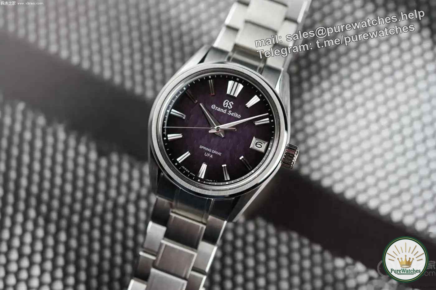 Only 1,300 pieces! Crown Blue Lion Evolution 9 series ice purple dial watch, made of luxurious white steel!