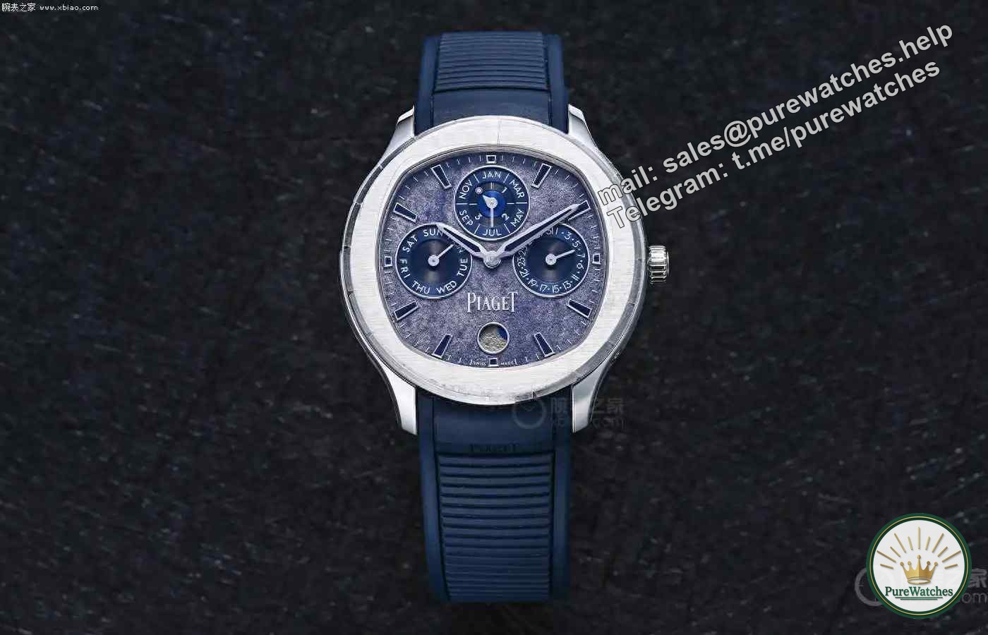 Gem dial with perpetual calendar! Piaget Polo ultra-thin watch debuts, each dial is unique