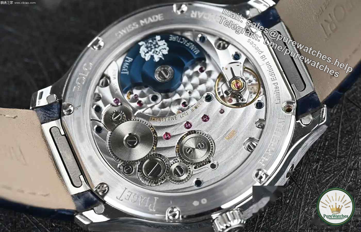 Gem dial with perpetual calendar! Piaget Polo ultra-thin watch debuts, each dial is unique