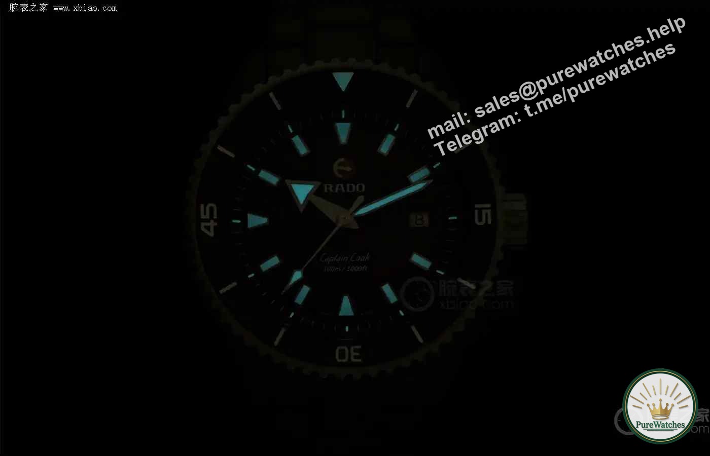 The Hulk of the diving watch world! Rado Captain Cook’s olive green ceramic watch is coming, with 80 hours power reserve + full luminous display.
