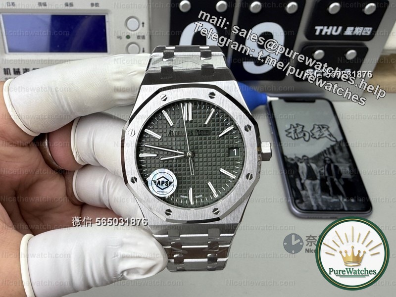 APS factory Audemars Piguet 15510 actual test: Is the 4302 integrated movement really comparable to the genuine product? The details are so ruthless!