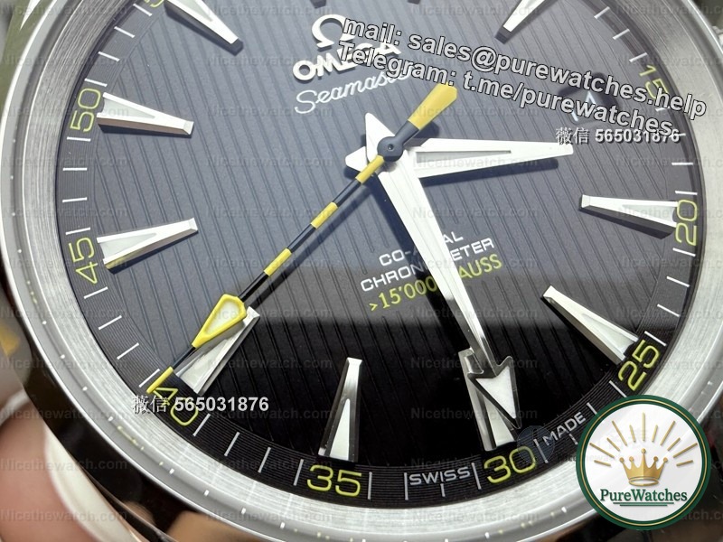 VS factory Omega “Bumblebee” in-depth actual measurement: With the blessing of 8508 movement, can replica watches also have the texture of real watches?