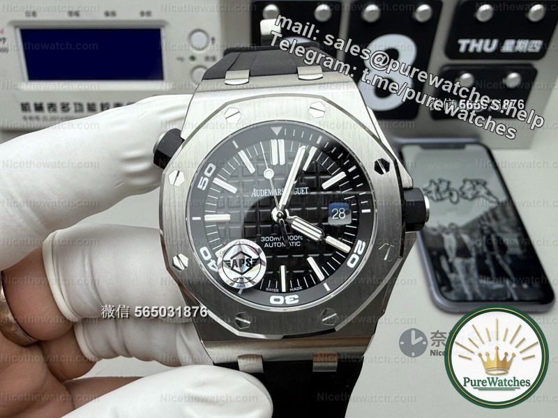 APS factory Audemars Piguet 15710 upgrade 3120 all-in-one machine actual test: can replica watches also have “original soul”?