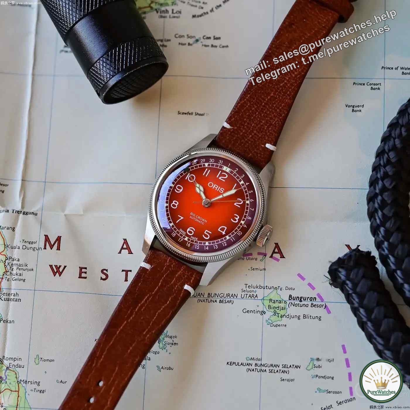 Oris collaborates with Cervo Volante! The orange maple leaf disc large crown watch is launched for the first time, a must-have for retro fans!