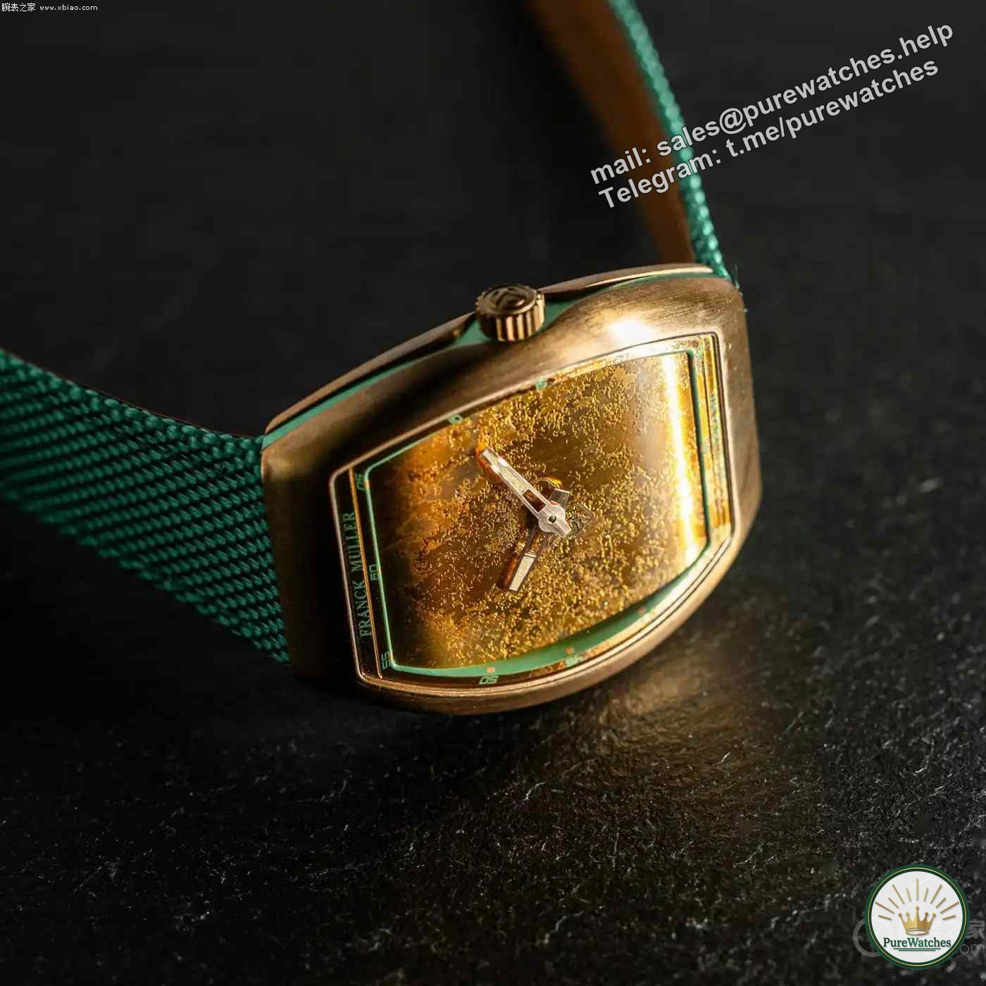 Artist co-branded items are coming! Unboxing the Franck Muller Vanguard bronze watch, the oxidation and discoloration effect is amazing