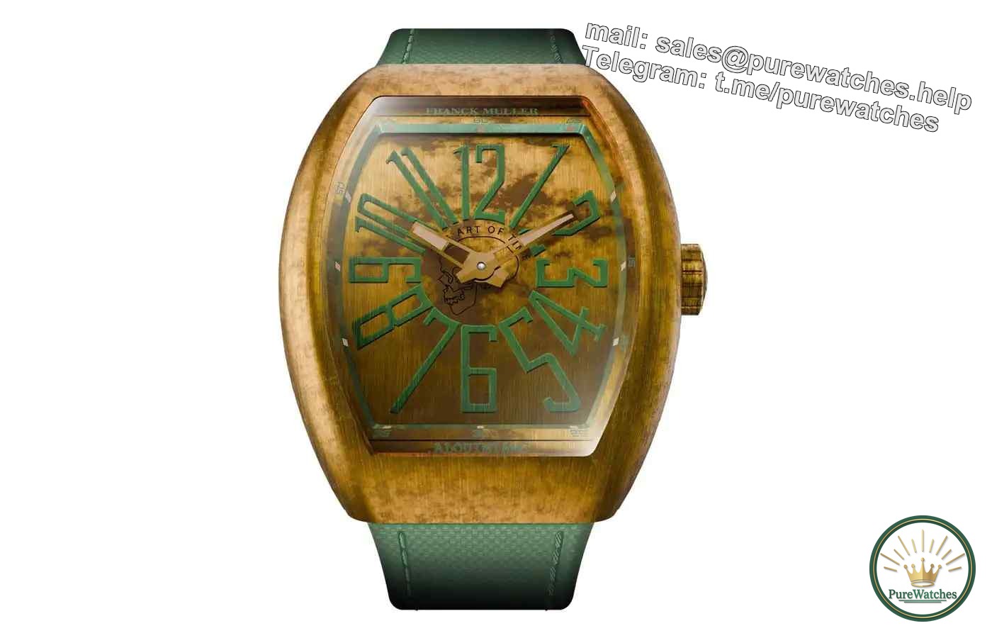 Artist co-branded items are coming! Unboxing the Franck Muller Vanguard bronze watch, the oxidation and discoloration effect is amazing