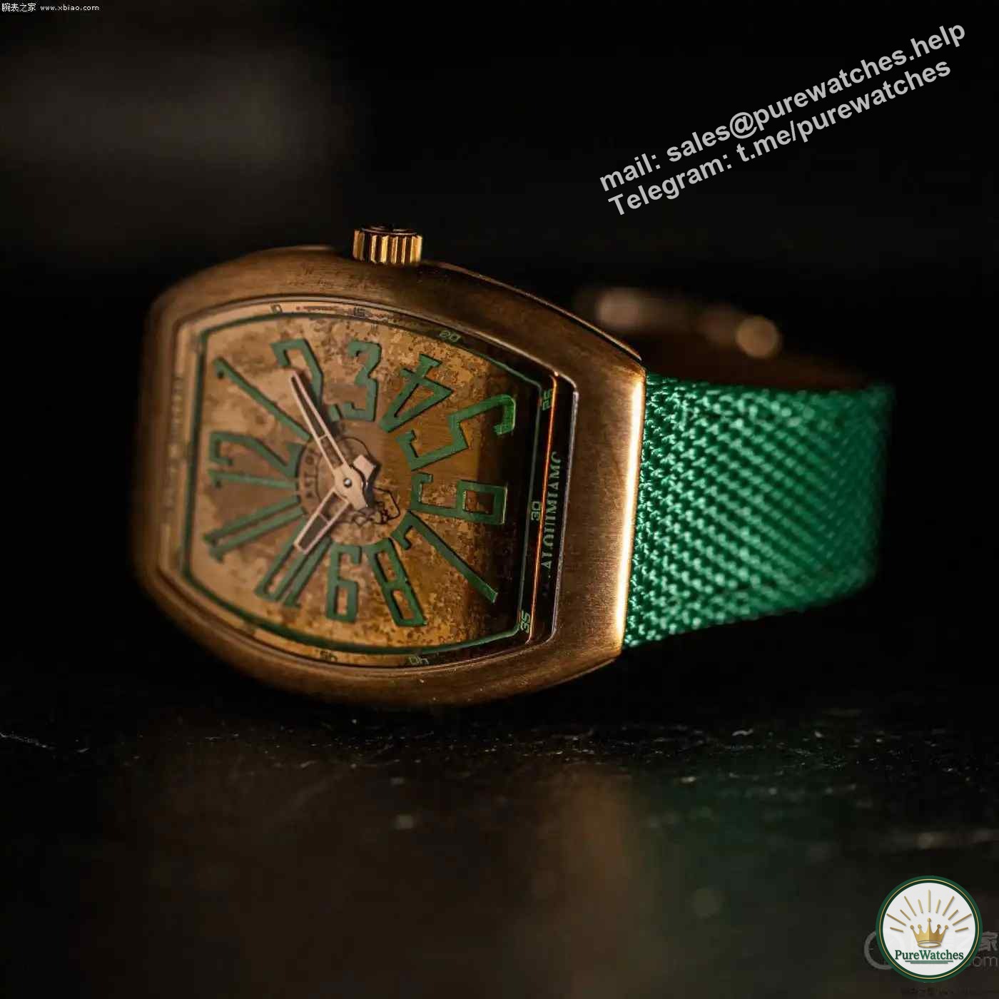 Artist co-branded items are coming! Unboxing the Franck Muller Vanguard bronze watch, the oxidation and discoloration effect is amazing