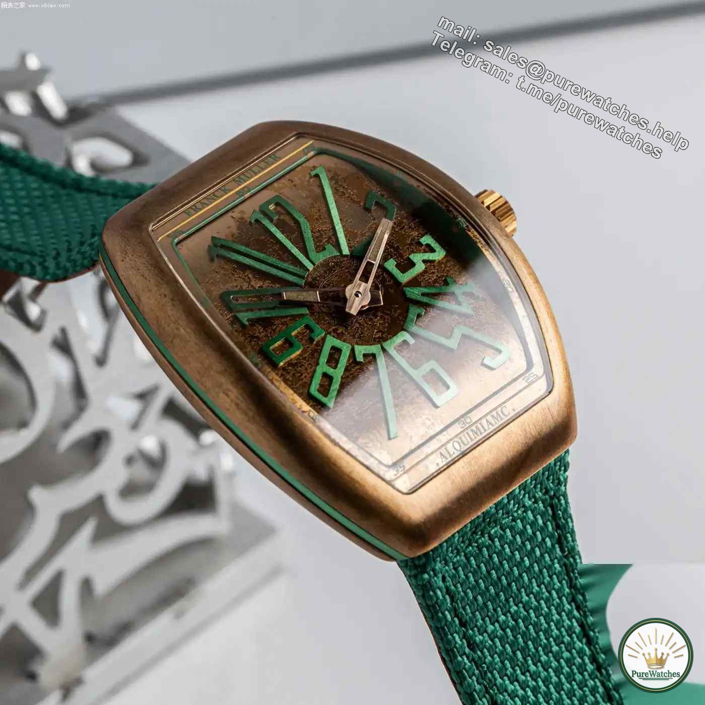 Artist co-branded items are coming! Unboxing the Franck Muller Vanguard bronze watch, the oxidation and discoloration effect is amazing
