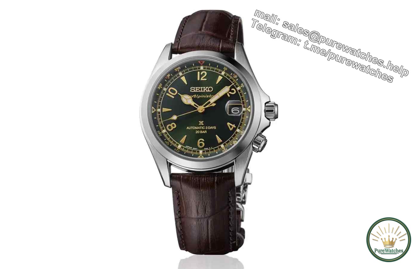 Seiko Alpinist mountaineering watch has been upgraded! 72 hours of power + 200 meters of water resistance, the three-color dial makes a stunning appearance