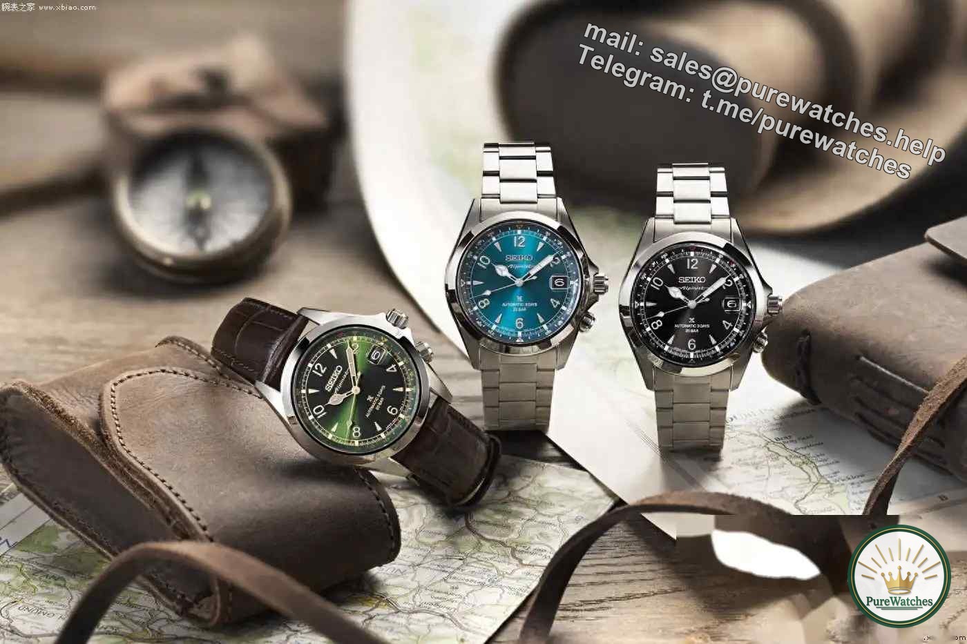 Seiko Alpinist mountaineering watch has been upgraded! 72 hours of power + 200 meters of water resistance, the three-color dial makes a stunning appearance