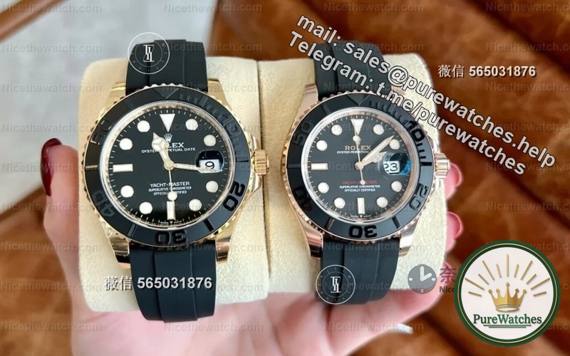 VS factory Rolex Yacht-Master three-color actual test: how to choose gold, rose gold and platinum? An article that you can understand without making any mistakes!