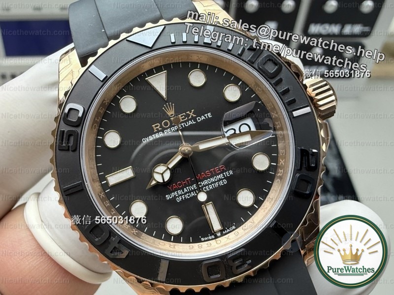 VS factory Rolex Yacht-Master three-color actual test: how to choose gold, rose gold and platinum? An article that you can understand without making any mistakes!