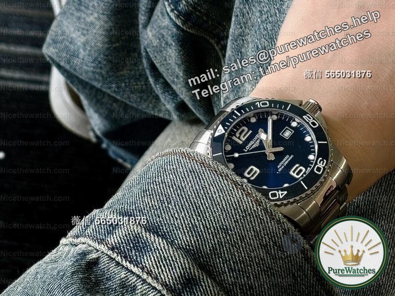 In-depth review of the AF factory Longines Concas GMT blue ceramic watch: full of details, the “hexagonal warrior” in the replica world?