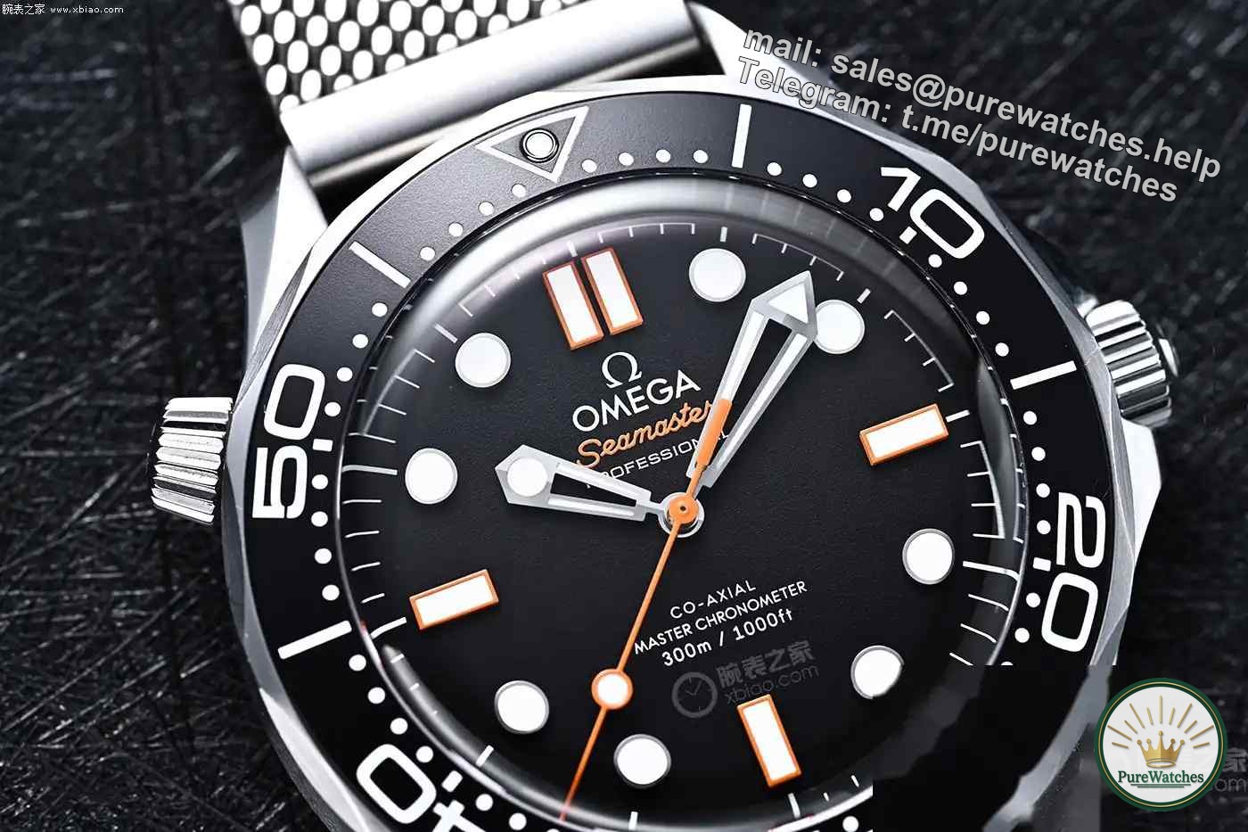 Can a diving watch also play with colors? Omega Seamaster 300m orange needle model is online, with black and orange contrasting colors + dual straps, perfect for commuting and outdoor use!