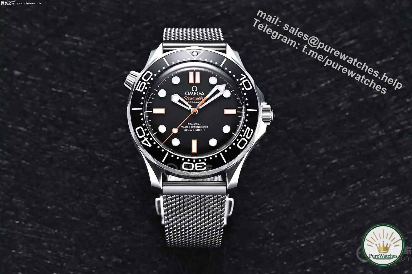 Can a diving watch also play with colors? Omega Seamaster 300m orange needle model is online, with black and orange contrasting colors + dual straps, perfect for commuting and outdoor use!
