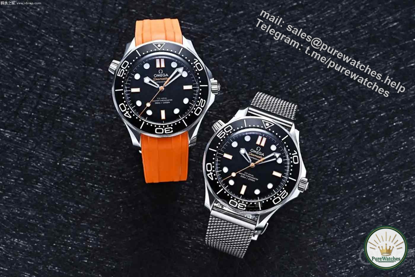 Can a diving watch also play with colors? Omega Seamaster 300m orange needle model is online, with black and orange contrasting colors + dual straps, perfect for commuting and outdoor use!