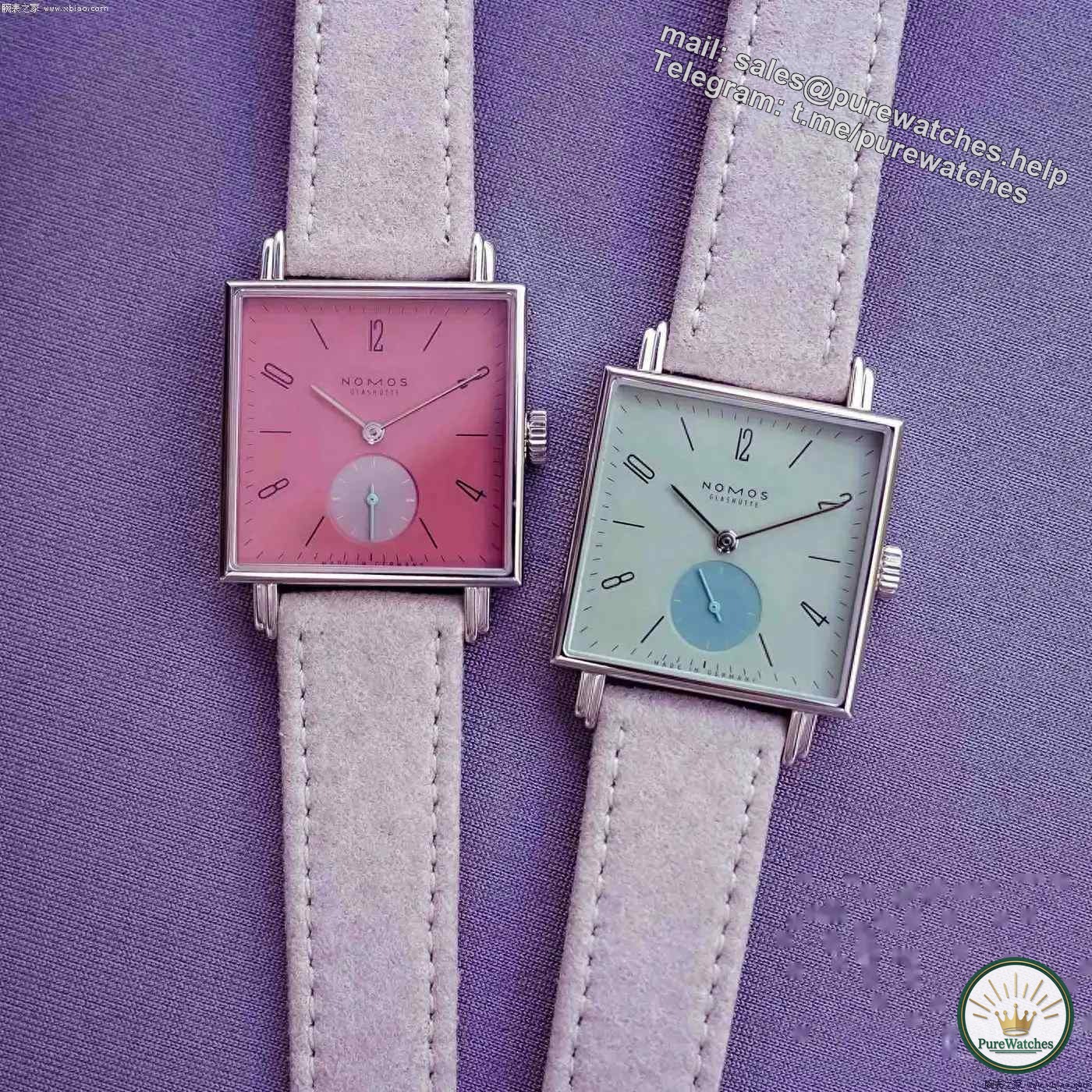 Full of niche and high-end feeling! Nomos four-color Tetra Origins square watch is online, with natural color matching and ultra-thin manual movement. It is a must-have for the artsy party!