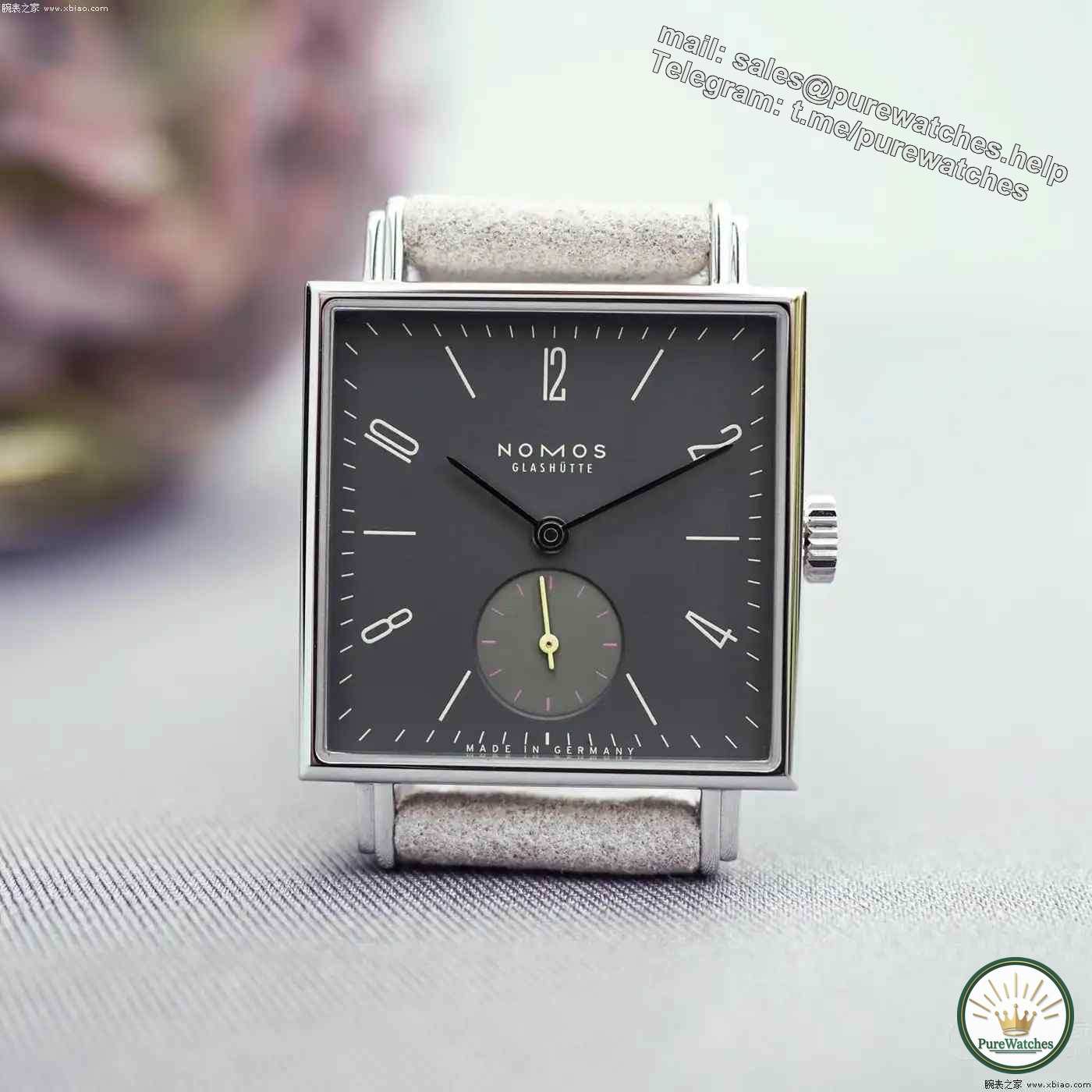 Full of niche and high-end feeling! Nomos four-color Tetra Origins square watch is online, with natural color matching and ultra-thin manual movement. It is a must-have for the artsy party!