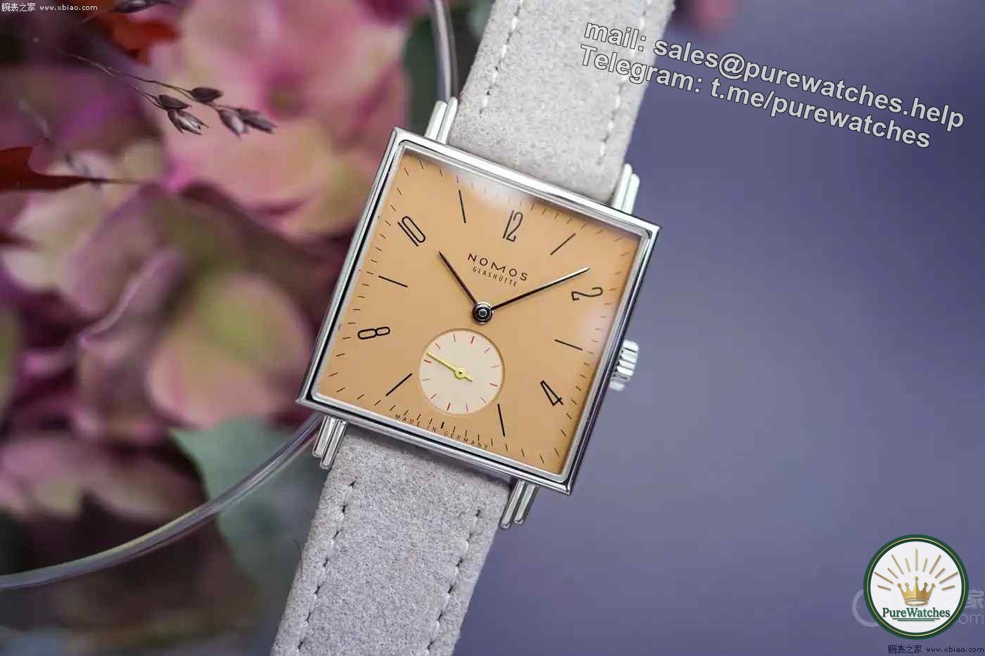 Full of niche and high-end feeling! Nomos four-color Tetra Origins square watch is online, with natural color matching and ultra-thin manual movement. It is a must-have for the artsy party!