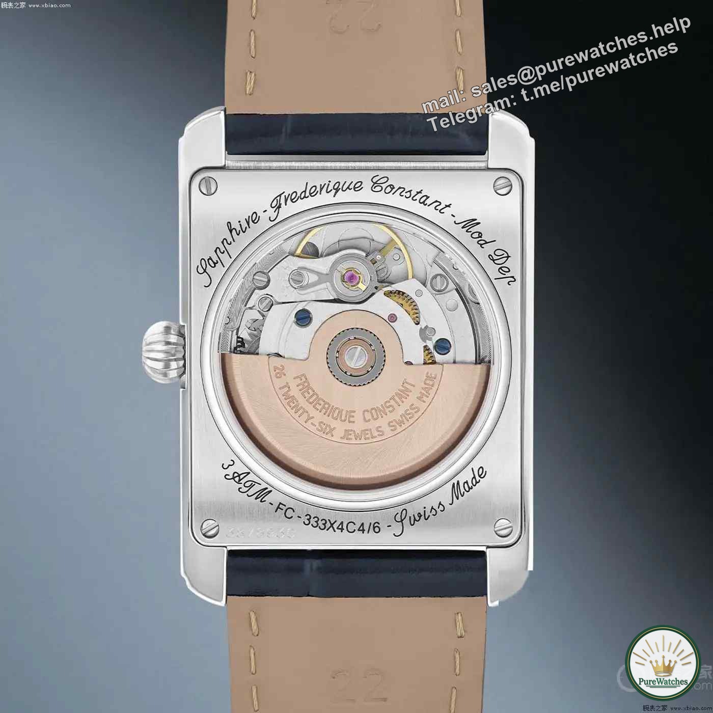 Frederique Constant moon phase watch makes a stunning debut! Classic square design, starry night sky dial, only 15,000 to wear, giving a sense of luxury