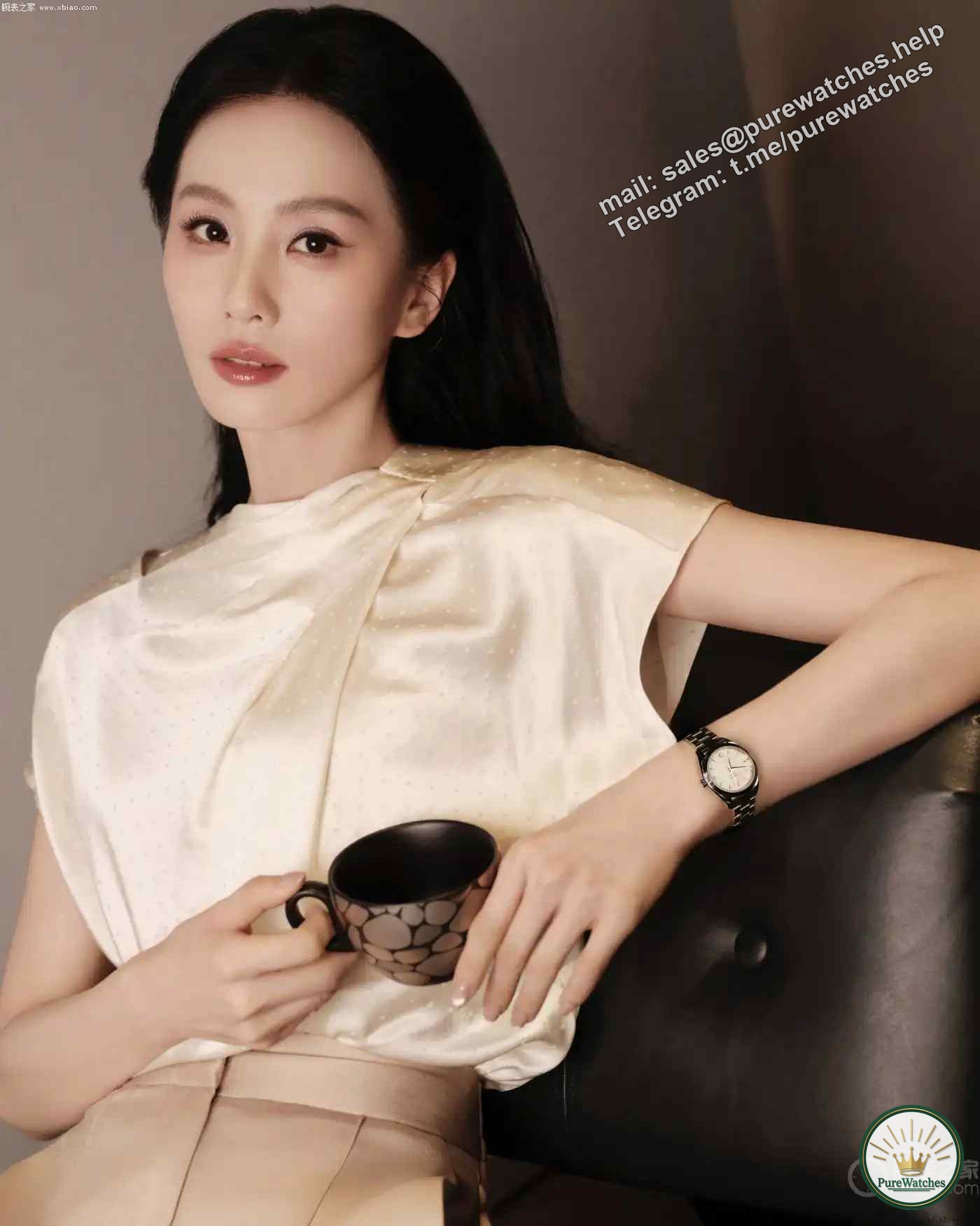 Liu Shishi’s same model of Omega Seamaster made a stunning appearance! Diamond bezel + 150 meters water resistance, an elegant choice for working women