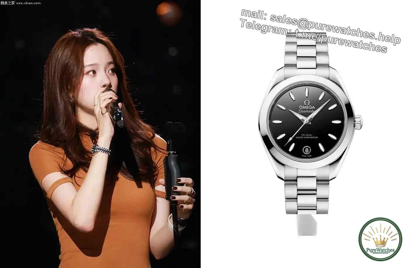 Switch between commuting and leisure with one click! Revealing the secret code of the Omega Seamaster AT30 on Ouyang Nana’s wrist